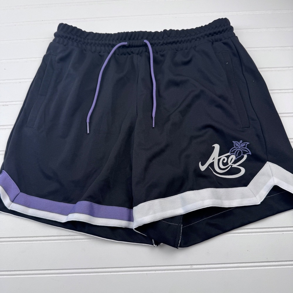 NEW Adidas Candace Parker Aces Women's Small Black Basketball Shorts 6" Inseam
